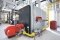 Logistikzentrum der Kiesel GmbH Spitzenlastkessel Vitoplex 300